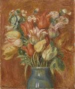 Pierre-Auguste Renoir Bouquet de tulipes oil on canvas